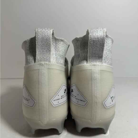 Nike Alpha Menace Elite 3 Football Cleats Size 13 White DM1792-109 Platinum - Picture 5 of 5